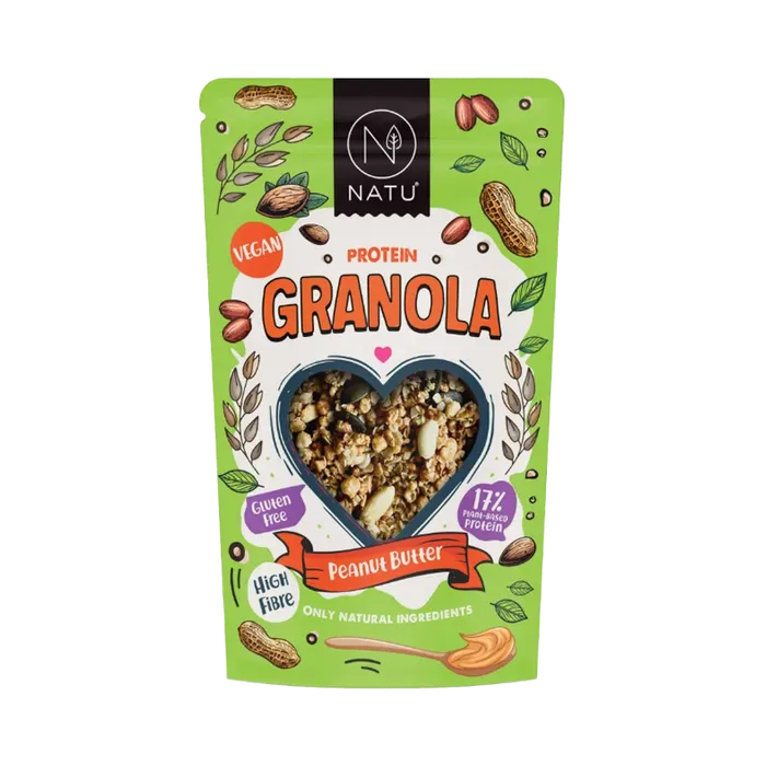 NATU Granola proteinová s arašídovým máslem 280 g