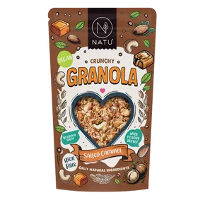NATU Granola slaný karamel 380 g