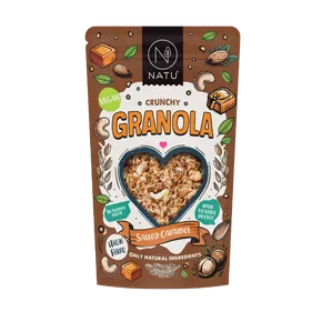 NATU Granola slaný karamel 380 g