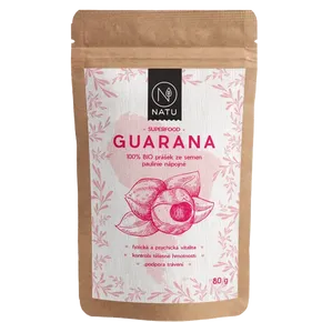 NATU Guarana prášek 80 g BIO