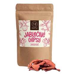 NATU Jablečné chipsy jahodové 45 g