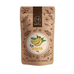 NATU Lyofilizovaný banán plátky 45g