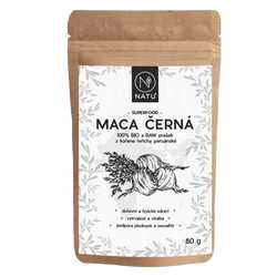 NATU Maca černá prášek 80 g BIO