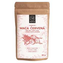 NATU Maca červená prášek 80 g BIO