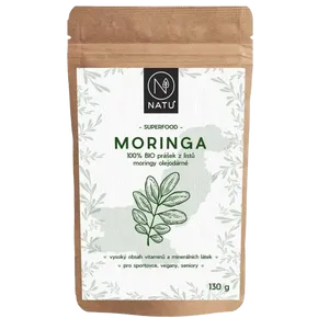NATU Moringa prášek 130 g BIO