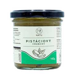 NATU Pistáciový krém crunchy 140 g