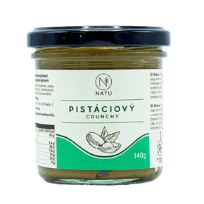 NATU Pistáciový krém crunchy 140 g