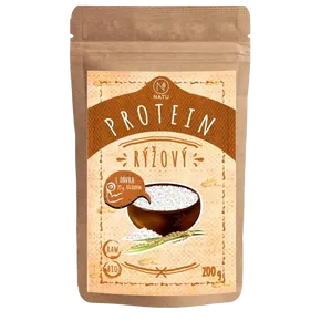 NATU Rýžový protein 200 g BIO
