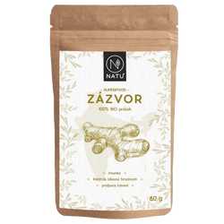 NATU Zázvor prášek 80g BIO
