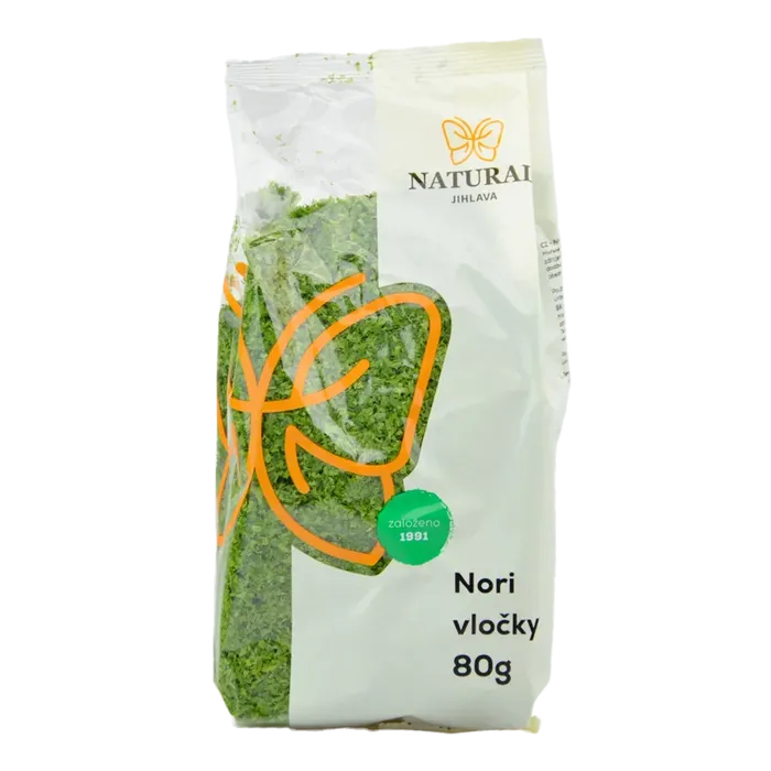 Natural Jihlava Mořské řasy Nori vločky 80 g