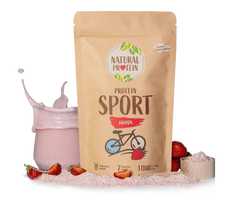 NaturalProtein Protein SPORT jahoda 350 g