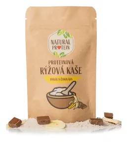 NaturalProtein Proteinová rýžová kaše banán a čokoláda 60 g