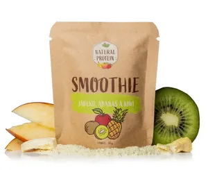 NaturalProtein Smoothie ananas, kiwi a jablko 20 g