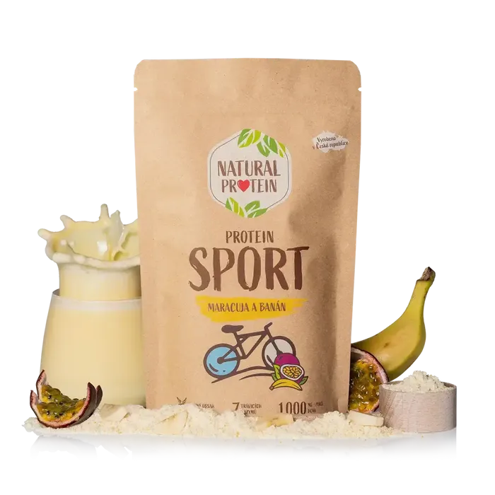 NaturalProtein Protein SPORT maracuja a banán 350 g
