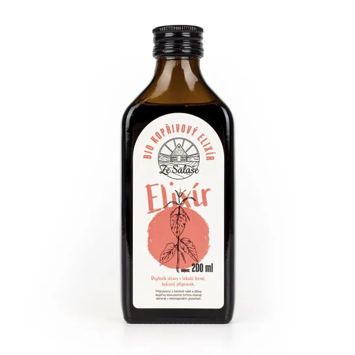 Ze Salaše Kopřivový elixír 200 ml BIO