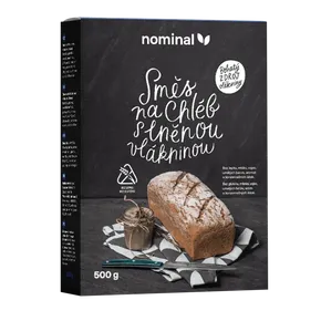 Nominal Bezlepková směs na chléb s lněnou vlákninou 500g