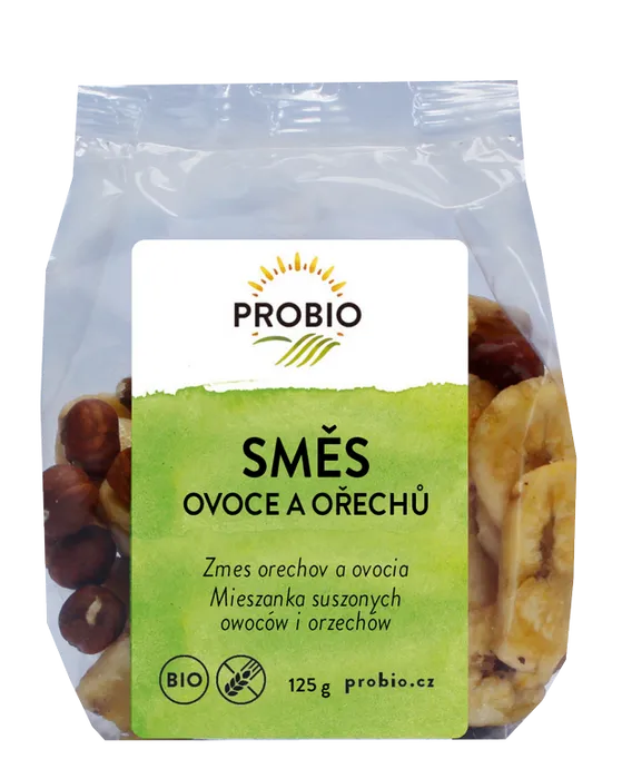 PROBIO Směs sušeného ovoce a ořechů 125g BIO