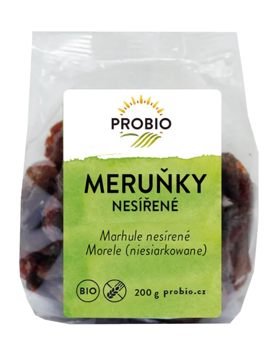 PROBIO Meruňky nesířené 200g BIO