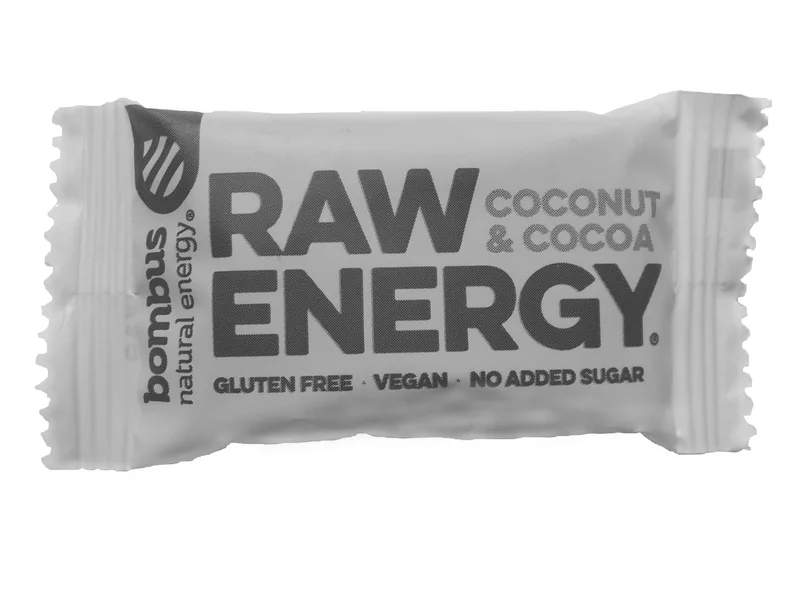 Bombus Raw Energy tyčinka kakao a kokos 15g