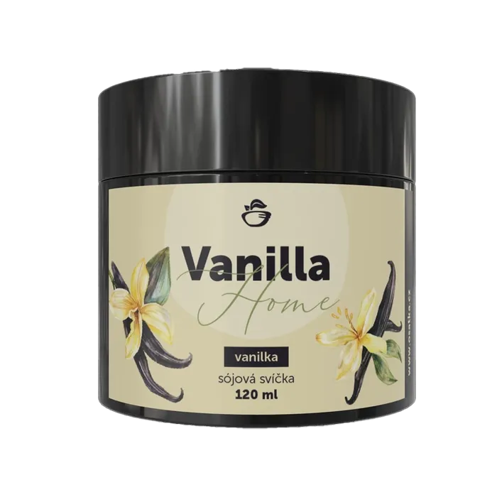 Ošatka Vanilla Home sójová svíčka 120 ml