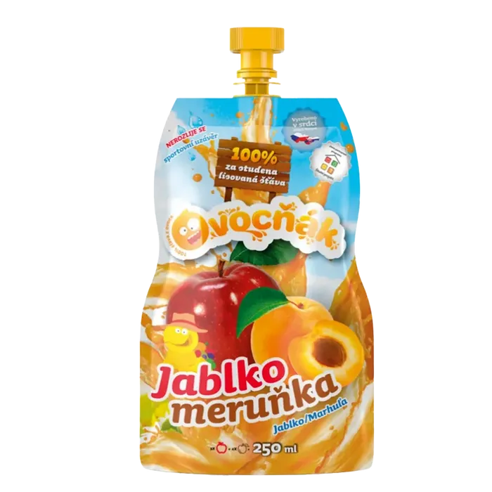 Ovocňák Mošt jablko meruňka 250 ml