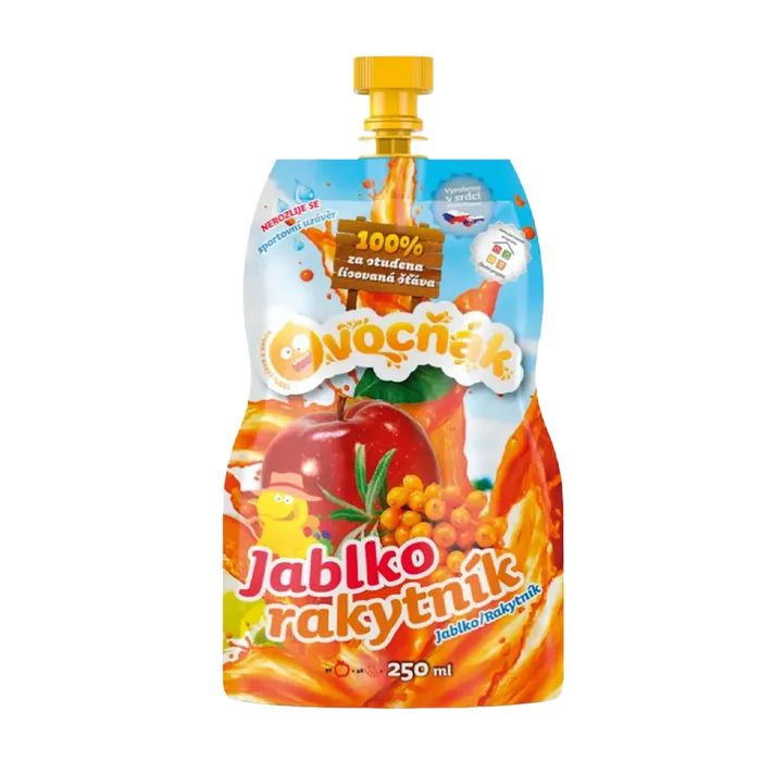 Ovocňák Mošt jablko rakytník 250 ml