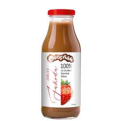 Ovocňák mošt ve skle jablko jahoda 750 ml