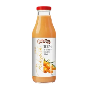 Ovocňák mošt ve skle jablko rakytník 750 ml