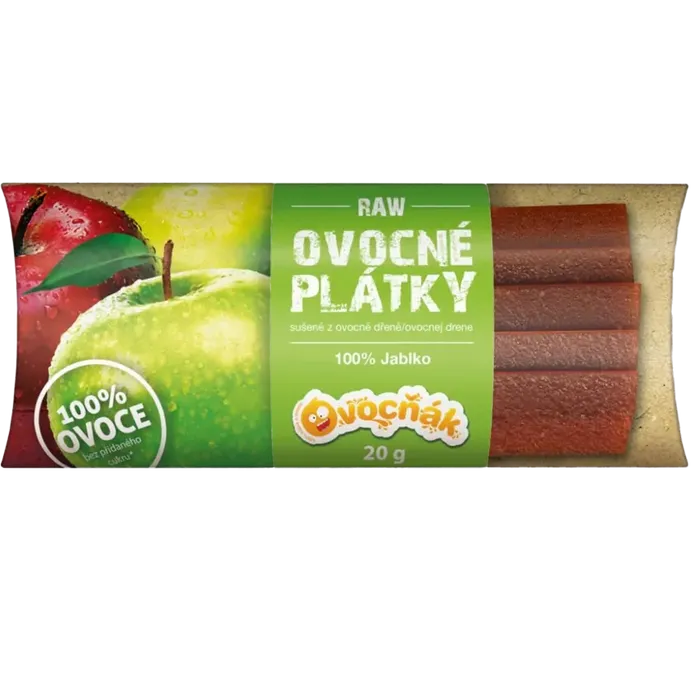 Ovocňák Ovocné plátky jablko 20 g
