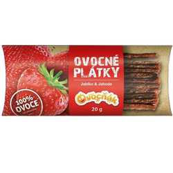 Ovocňák Ovocné plátky jablko jahoda 20 g