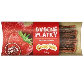 Ovocňák Ovocné plátky jablko jahoda 20 g