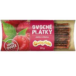 Ovocňák Ovocné plátky jablko malina 20 g