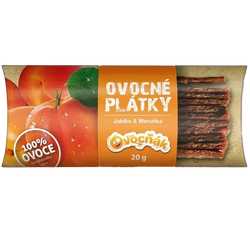 Ovocňák Ovocné plátky jablko meruňka 20 g