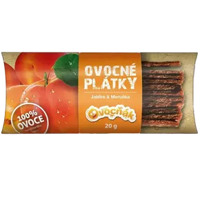 Ovocňák Ovocné plátky jablko meruňka 20 g