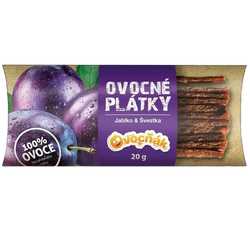 Ovocňák Ovocné plátky jablko švestka 20 g