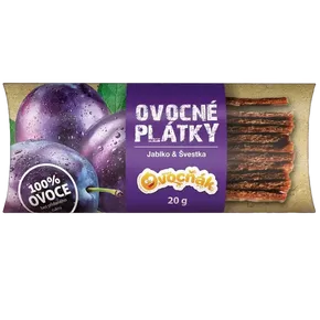 Ovocňák Ovocné plátky jablko švestka 20 g