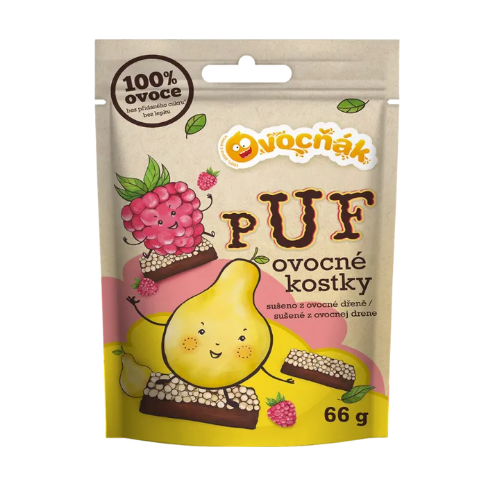 Ovocňák Ovocné PUF kostky 66 g
