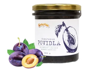 Ovocňák Švestková povidla 100% 380g