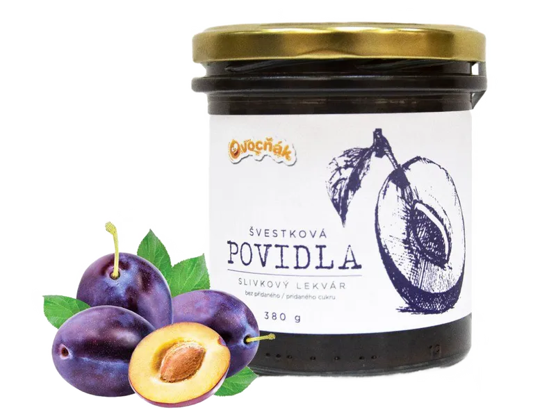 Ovocňák Švestková povidla 100% 380g