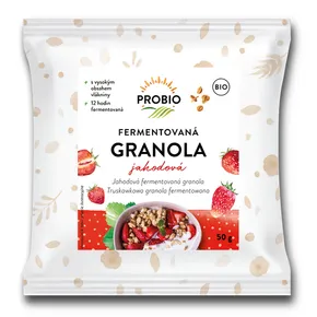 PROBIO Granola fermentovaná jahodová 50 g BIO