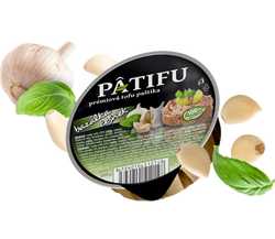 Patifu tofu paštika bazalka-česnek 100g BLP