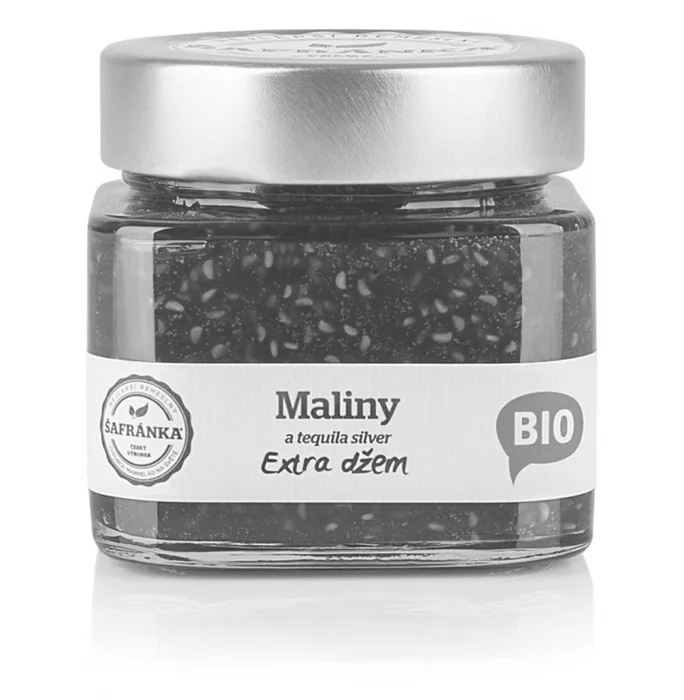 Šafránka Malinový džem s tequilou silver 270g Bio