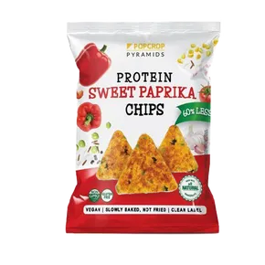 Popcrop Proteinové chipsy s paprikovou příchutí 60 g