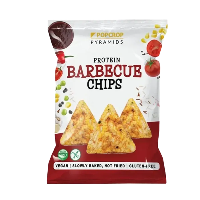 Popcrop Proteinové chipsy s příchutí Barbecue 60 g