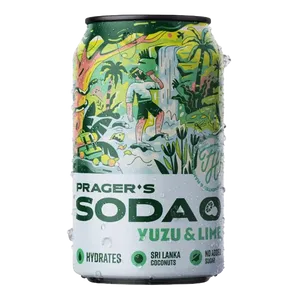 Prager's Soda Yuzu a limeta 330 ml