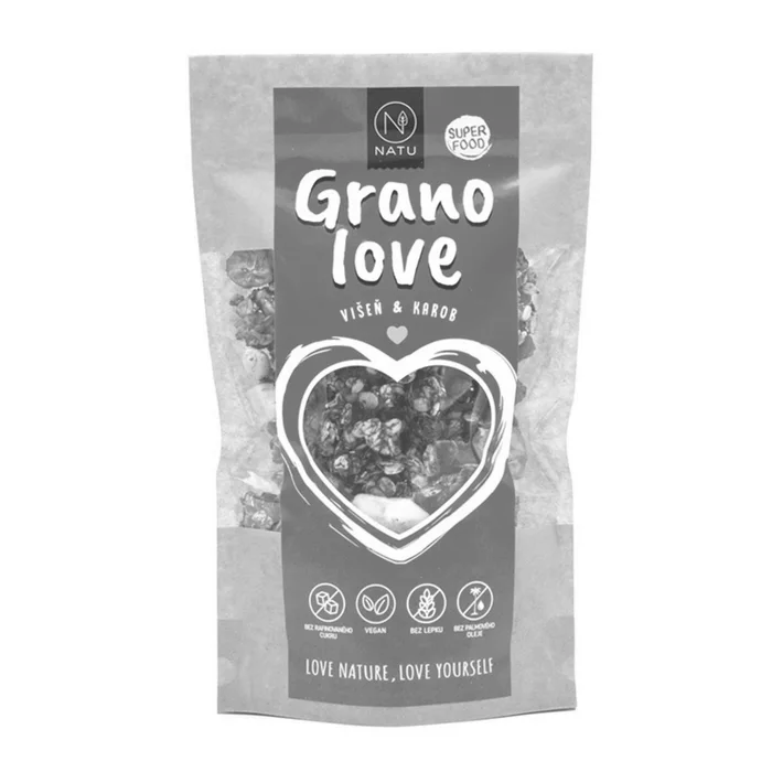 NATU Granola višeň a karob 350 g