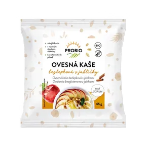 PROBIO Bezlepková kaše s jablíčkem a skořicí 65 g BIO