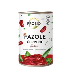 PROBIO Fazole červené Rossi sterilované 400 g BIO