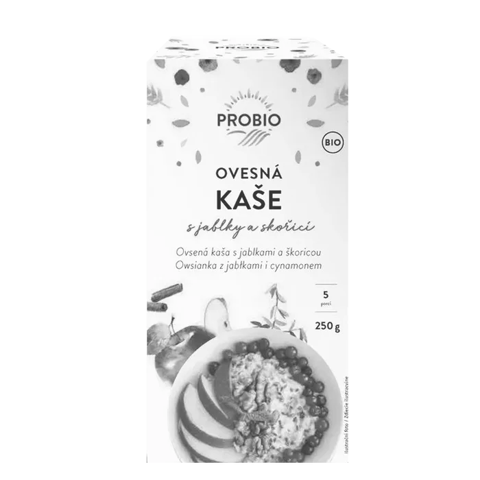 PROBIO Kaše ovesná bezlepková s jablíčky 250g BIO