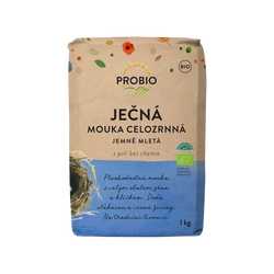 PROBIO Mouka ječná celozrnná jemně mletá 1 kg BIO